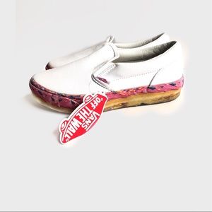 Vans classic Slip-On White donut size 3